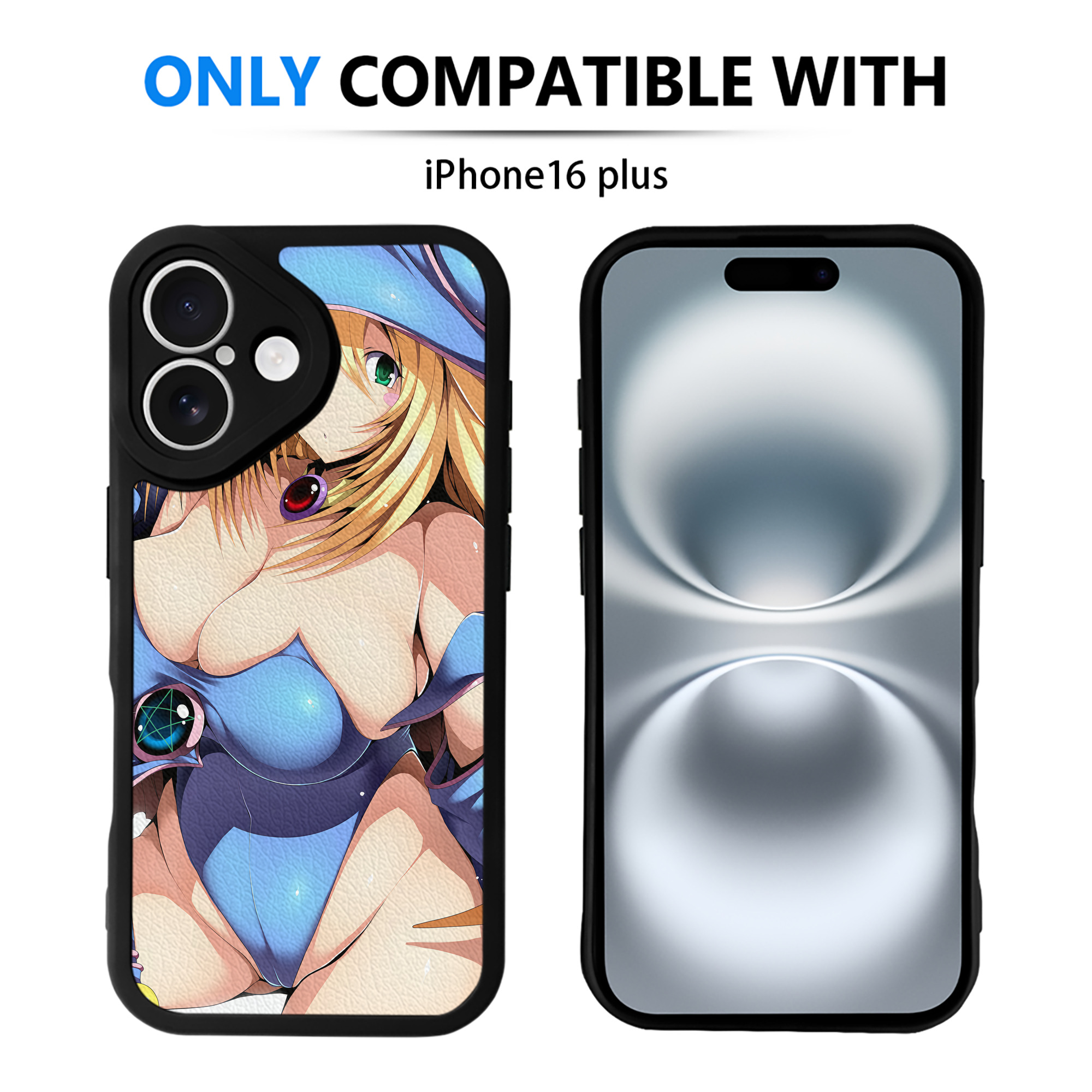 （画像用） 遊☆戯☆王 Yu-Gi-Oh! 【iPhone 16シリーズ対応】シリコンスマホケース（レザー調） 材質：シリコン